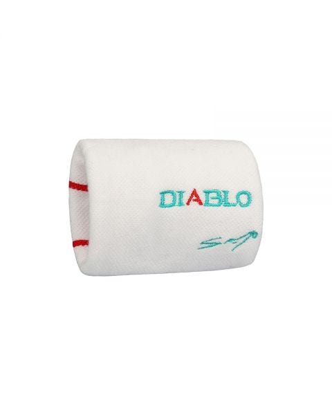 White Sanyo Diablo Siux Wrist Band