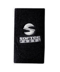 Wide Softee Black Wrist Band