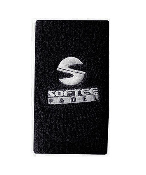 Wide Softee Black Wrist Band