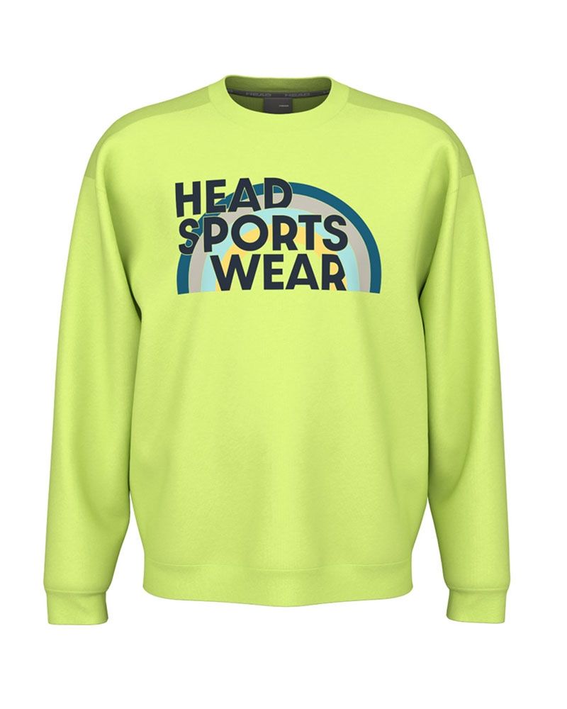 Tricou cu Maneca Lunga Head Rally 811415 Verde Lime - Barbati