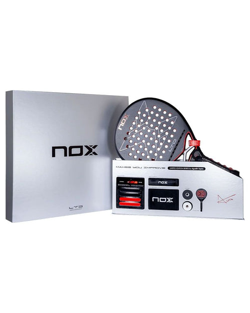 Rachetă Padel Nox Pack AT10 Genius 12K Limited Edition
