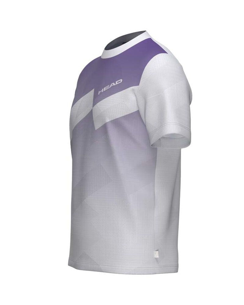 Tricou Head Pro 811406 Alb/Mov - Barbati
