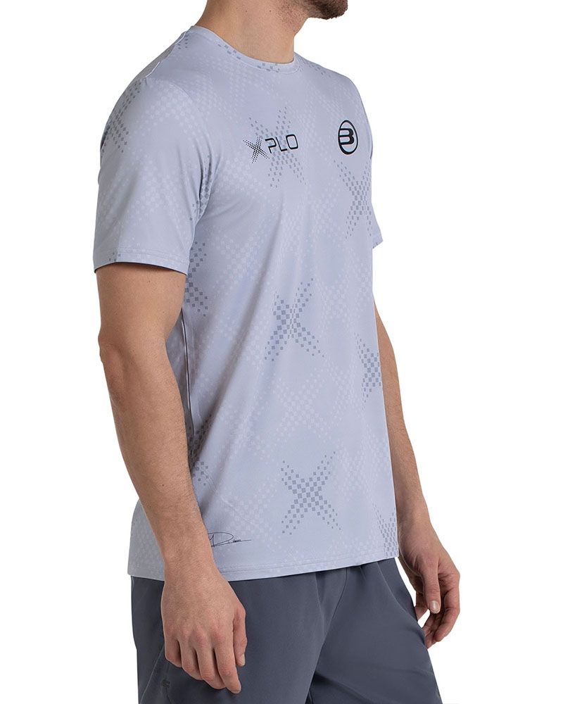 Tricou Bullpadel Di Nenno 26I Gri Deschis - Barbati