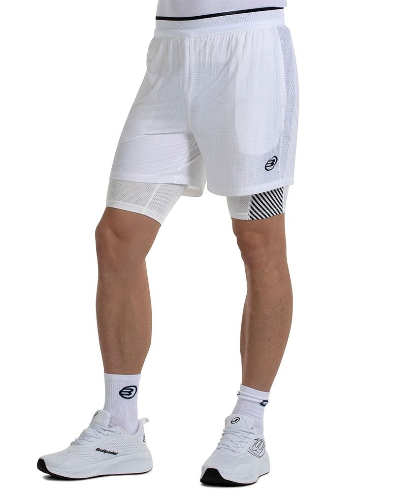 Sort Bullpadel Tanoel Alb - Barbati