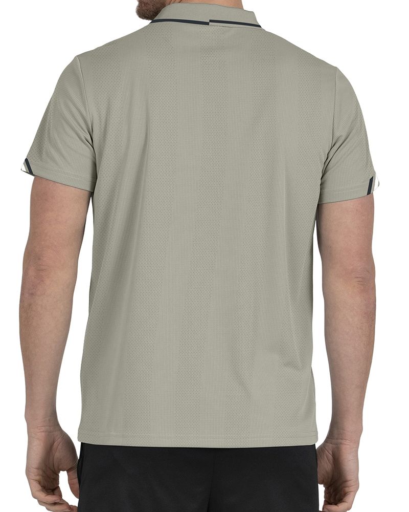 Tricou Polo Bullpadel Tasel Taupe - Barbati