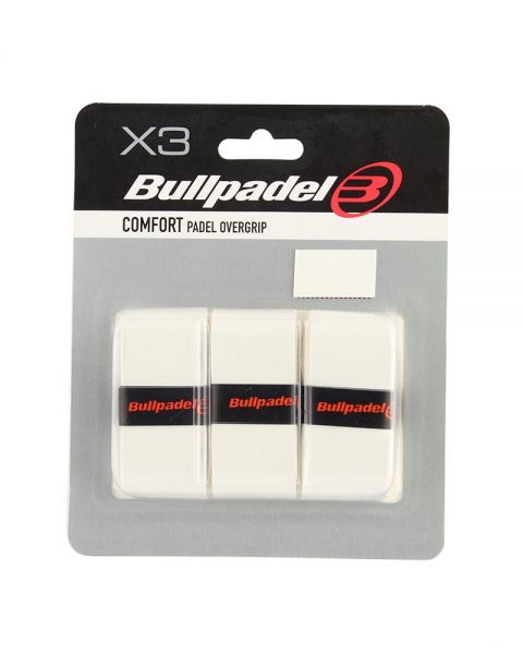 Bullpadel Overgrip Alb (3 buc.)