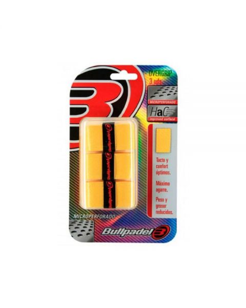 Bullpadel GB-1201 Overgrip Galben (3 buc.)