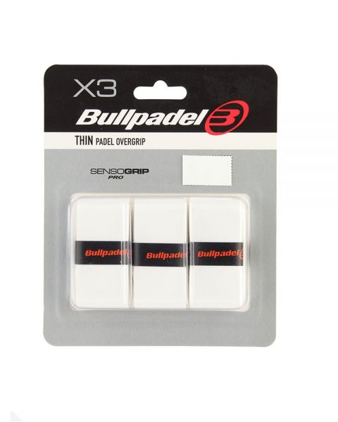 Bullpadel GB-1603 Overgrip Alb (3 buc.)