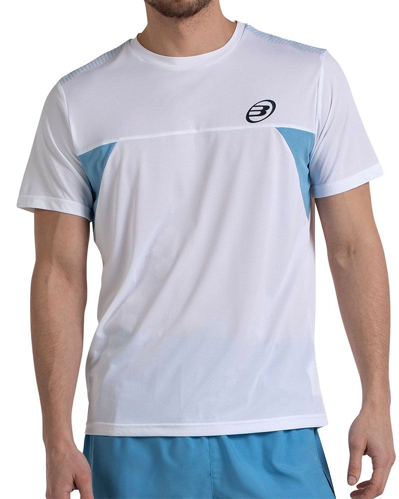 Tricou Bullpadel Crase Alb - Barbati