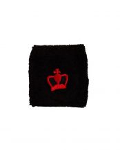 Pack 2 Units Black Crown Short Wristbands