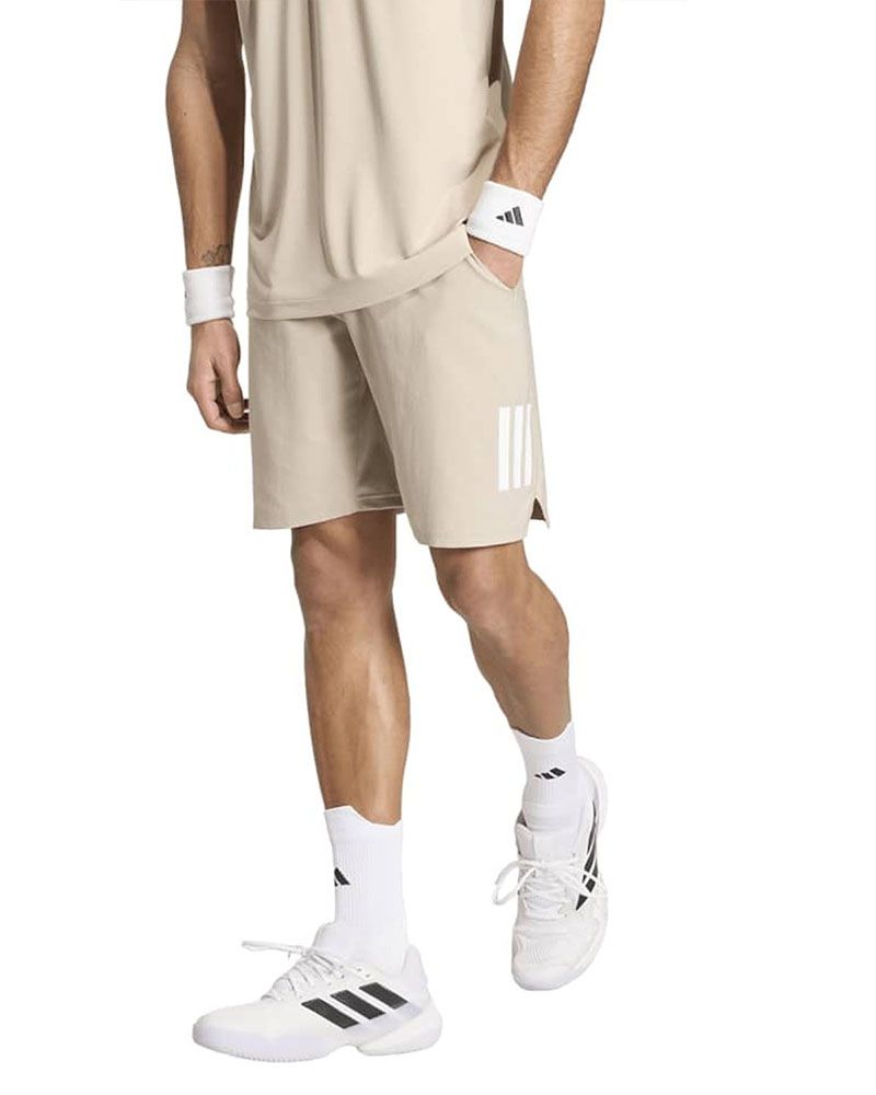 Sort Adidas Club 3 Stripes KS8317 Bej - Barbati