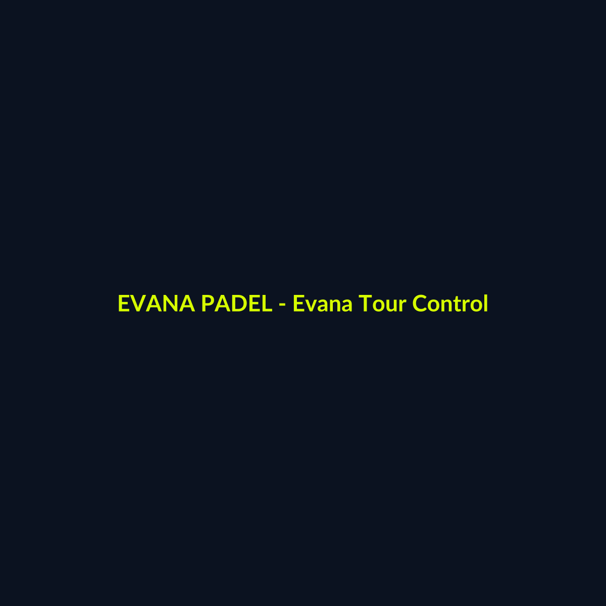 Evana Tour Control - echipament de padel Evana Padel