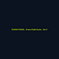 Evana Padel Socks - Set 3 - echipament de padel Evana Padel